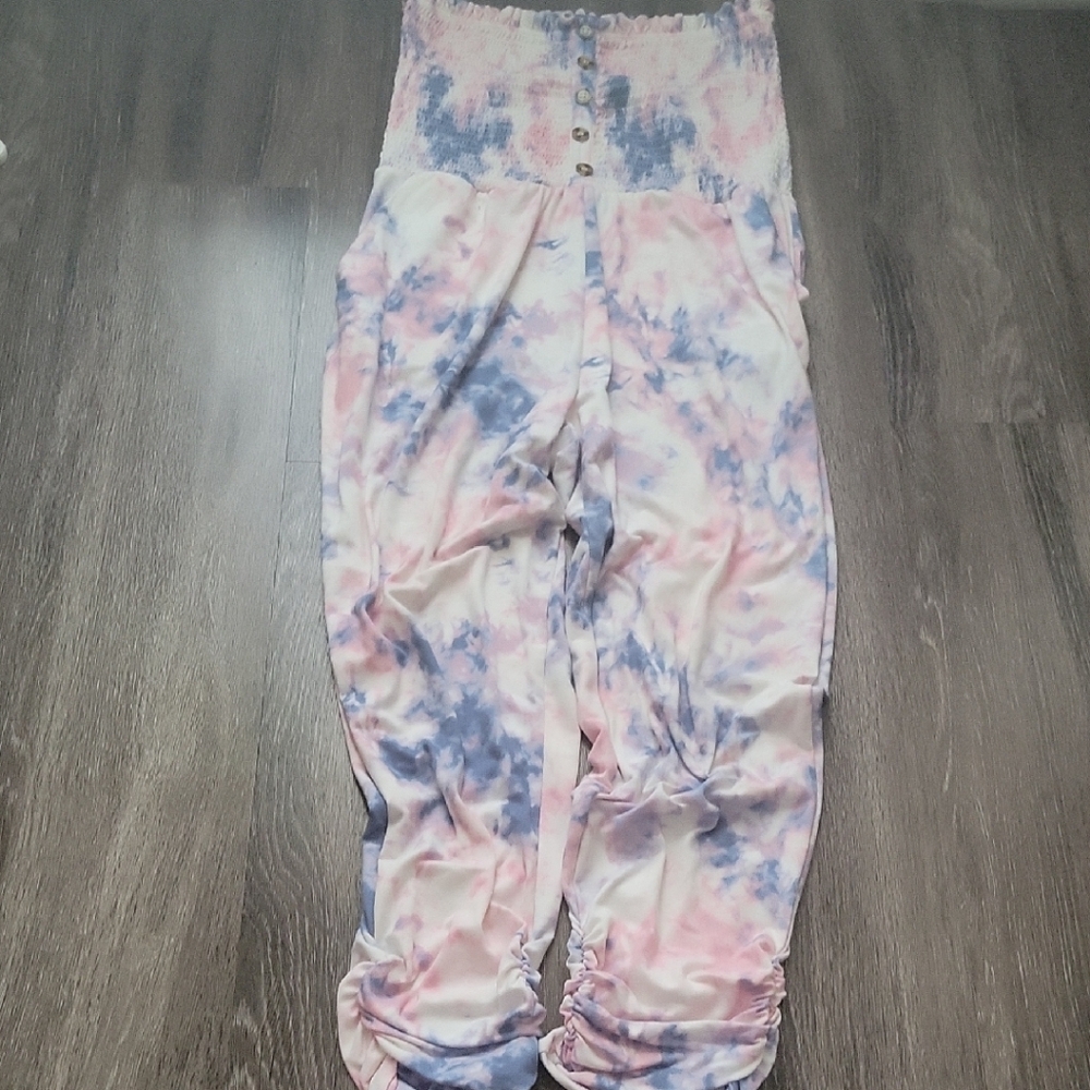 Tie-Dye Tube Top Romper